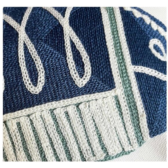 Lumbar Beach Pillow Cover Nautical Coastal Decor Cottage Accent Fish Decoration - Picture 6 of 8